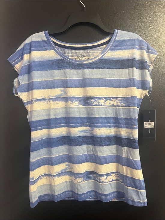 Tommy Hilfiger Tops - Tommy Hilfiger Ocean Wave Short Sleeve Cotton Tee